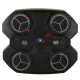 Sieninis bokso treniruoklis su Bluetooth ir LED, juodas/pilkas