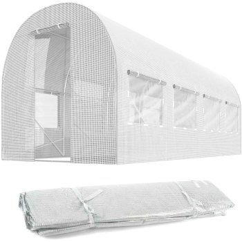 Plonos 4972-F šiltnamio plėvelė 2x4.5 m (9 m²), balta