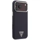 Dėklas Guess Kevlar Triangle Logo MagSafe, skirtas iPhone 17 Pro / 18 Pro, bordo