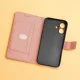 Smart Triangle atverčiamas dėklas Xiaomi Redmi 14C / A4 / POCO C75, rausvas
