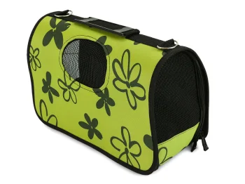 Green Pet Carrier Bag for Cats and Dogs, XL, 53x29x21 cm