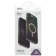 Uniq Iridescia Magclick dėklas, skirtas iPhone 16 Pro Max, juodas