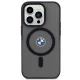 BMW Signature MagSafe dėklas iPhone 14 Pro Max telefonui, juodas
