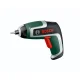 Akumuliatorinis suktuvas Bosch IXO 7 Set su kampiniu ir ekscentriniu priedais