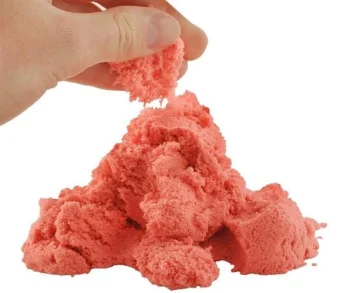 Kinetinis magiškas smėlis, 1 kg, rožinis