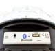 Besisukantis LED diskotekos rutulys su Bluetooth, MP3 ir USB, 18W