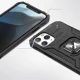 Wozinsky Ring Armor dėklas iPhone 14 Pro Max su žiedo laikikliu, raudonas