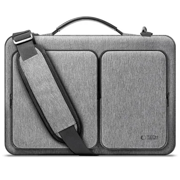 Tech-Protect Defender Bag nešiojamojo kompiuterio krepšys 15-16", pilkas