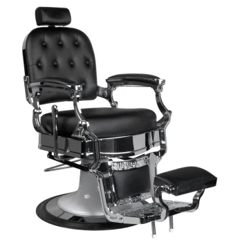 Gabbiano Ernesto Barber Chair, Black