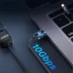 Orico CAF31 USB-C į USB-A 3.1 Gen 2 10Gbps 1m OTG adapteris, juodas