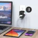 Tech-Protect TA300 kelioninis adapteris EU / UK / US / AU, USB-A / USB-C, juodas