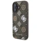 Guess Peony On 4G Background MagSafe dėklas telefonui iPhone 16, rudas