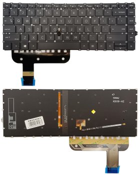 Extra Digital klaviatūra HP EliteBook 845 G7, su apšvietimu ir Trackpoint