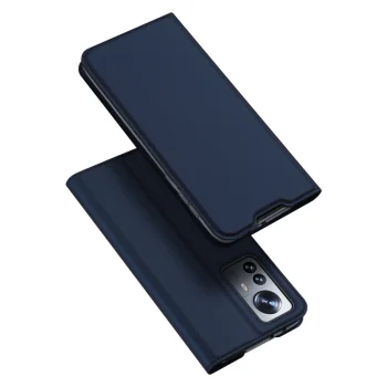 Dux Ducis Skin Pro atverčiamasis dėklas Xiaomi 12 Pro, mėlynas