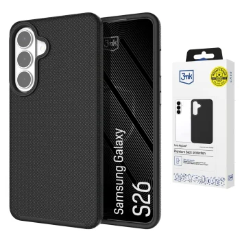 Dėklas 3mk Fortis MagCase skirtas Samsung Galaxy S26, juodas