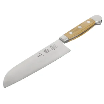 Santoku peilis Güde Alpha Olive 18 cm, alyvmedis