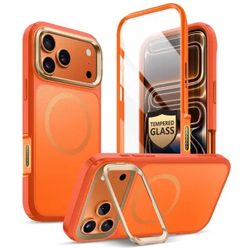 Supcase IBLSN Ares Flip MagSafe dėklas iPhone 17 Pro, oranžinis