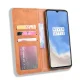\"OnePlus 7T\" vintažinio stiliaus atverčiamas odinis dėklas, rudas