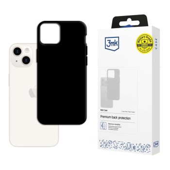 3Mk Protection iPhone 15 Plus Case Matt Case, Black