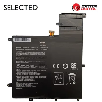 Extra Digital Selected Notebook Battery for ASUS C21N1706 (3000mAh, 7.6V)