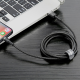 Baseus Cafule USB to Apple iPhone Lightning Data Charging Cable 2.4A, 0.5m, Black