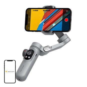 AOCHUAN Smart X Pro Standard trijų ašių išmaniojo telefono stabilizatorius, pilkas