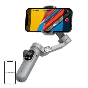 AOCHUAN Smart X Pro Standard trijų ašių išmaniojo telefono stabilizatorius, pilkas