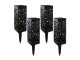 Decorative Garden Solar Lights with Twilight Sensor, 4 pcs