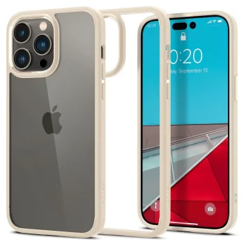 Apple iPhone 14 Pro Max 6.7'' Spigen Ultra Hybrid Case Cover, Sand Beige