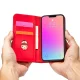 Samsung Galaxy A34 (SM-A346) Magnet Card Pouch Wallet Book Case Cover, Red