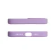 Dėklas iPhone 12 Pro Max Design Case su gėlių raštu, skaidrus ir violetinis