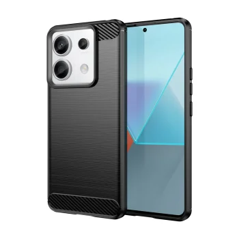 Dėklas Xiaomi Redmi Note 13 5G Carbon Case, juodas