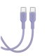 Puro ICON USB-C į USB-C laidas, 1.5m, violetinis