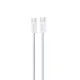 Dudao L6C USB-C į USB-C PD laidas 30W, 1m, šviesiai mėlynas