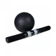 AB Wheeler Training Wheel + Massage Yoga Fitness Roller with Handle