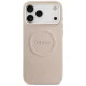 Guess Peony Hot Stamp MagSafe Case for iPhone 17 Pro Max, Pink