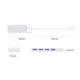 Orico PAPW4A-U3 USB Hub 4x USB-A 3.0 0.15m, White