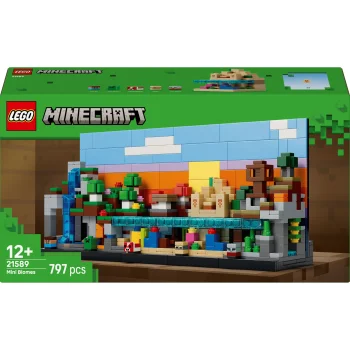 LEGO Minecraft 21589 Mini Biomes konstravimo rinkinys
