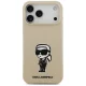 Karl Lagerfeld Silicone MagSafe dėklas, skirtas iPhone 17 Pro Max, rudas