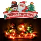 Kabinama kalėdinė LED langų dekoracija Merry Christmas XXL, 45 cm