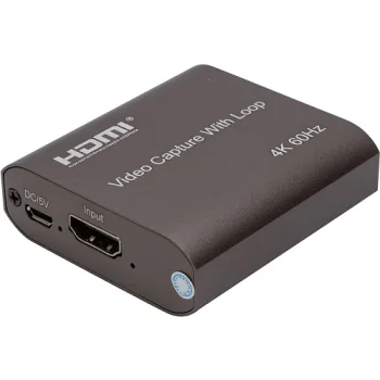 HDMI vaizdo fiksavimo plokštė su Loop-Out, 4K 60Hz
