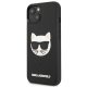 Karl Lagerfeld Ikonik 3D Rubber dėklas iPhone 13 mini, Juodas