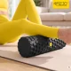 Masažinis volelis su dygliukais 4FIZJO 45 cm EPP, juodas