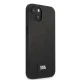 Apple iPhone 13 6.1\" Karl Lagerfeld Saffiano Plaque Case Cover (KLHCP13MSFMP2K), Black