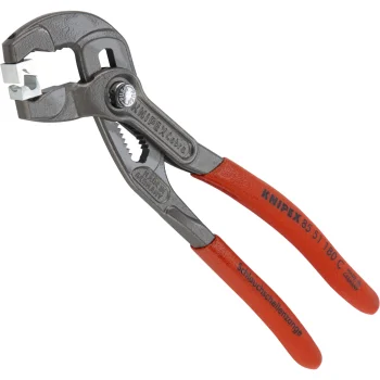 Knipex 85 51 180 C replės žarnų sąvaržoms Click, 180 mm
