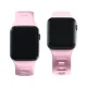 3mk silikoninis laikrodžio dirželis Apple Watch 38 / 40 / 41 mm, rožinis