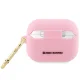 Ausinių dėklas Hello Kitty Silicone 3D Kitty Head skirtas Apple AirPods Pro, rožinis