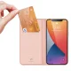 Atverčiamas dėklas Apple iPhone 12 Pro Max 6.7\" Dux Ducis, rožinis
