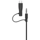 Belkin SoundForm Mini laidinės ausinės vaikams, juodos