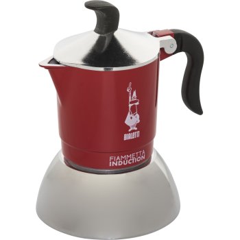 Bialetti Fiammetta Induction Espresso Maker, 2 Cups, Red